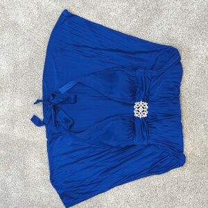 Gorgeous Blue, Size 2 Cache Formal Dress